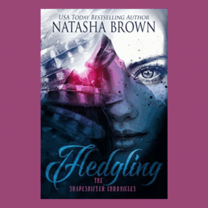 As illustration of Fledgling--a review; the cover of Natasha S. Brown's novel, which features a woman's face.