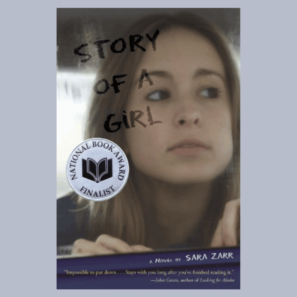 This is the cover of Sara Zarr's book, Story of a Girl, the subject of a review